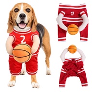 Halloween Dog Costume Funny Dress Up Sports Clothes For Small Medium Big Dogs Cats Beagle Bulldog