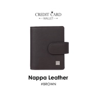 (งดจำหน่าย สินค้าโปรโมชั่น)  Louis Montini กระเป๋าเก็บบัตร หนังวัวแท้ กระเป๋าใส่บัตรเครดิต - WK03