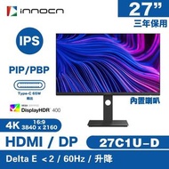 🔥抵玩4K🔥INNOCN 文書顯示器 27C1U-D 27" 4K 60Hz IPS Monitor