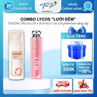 Combo LƯỜI ĐÊM Lycos (Gel Cấp Ẩm Lycos Kem Dưỡng Ẩm Lycos + Son Dưỡng NUT Lycos ) - TP Cosmetic