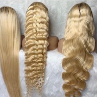 ZSF Lace Frontal Wig Wholesale 613 Color Deep Wave Human Hair Wig Brazilian Virgin Cuticle Aligned H