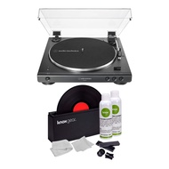 Audio-Technica AT-LP60X Bluetooth Fully Automatic Belt-Drive Turntable (Black) with Vinyl Record Cle