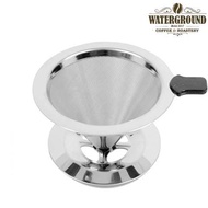 V60 Stainless double Mesh Dripper Coffee Maker SAVE without paper BOOM