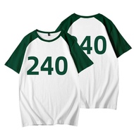 Squid Game Sportswear Role-Playing Costume Short Sleeve 456
 Tops Tee