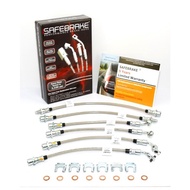 PRO RS STEEL BRAIDED BRAKE HOSE for Toyota Landcruiser HDJ/HZJ80R (No Lift) 1990-1992 - 6Pcs (5 Year