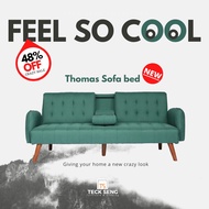 Thomas Sofa Bed / Green / Light Grey / Sofa Set / Day Sofa Night Bed / READY STOCK