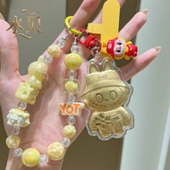 999钥匙扣【拉布布Labubu】足金卡通包包挂件书包挂饰女友999 Keychain [Labub Labubgn0gt392.my20250828