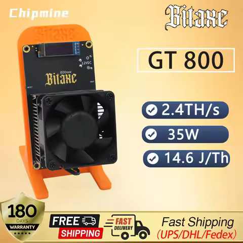 Brand New Bitcoin Miners Genuine Bitaxe GT 800 Asic Mining Devices 2026 Silent Betrieb 2.2–2.4Th/s 3