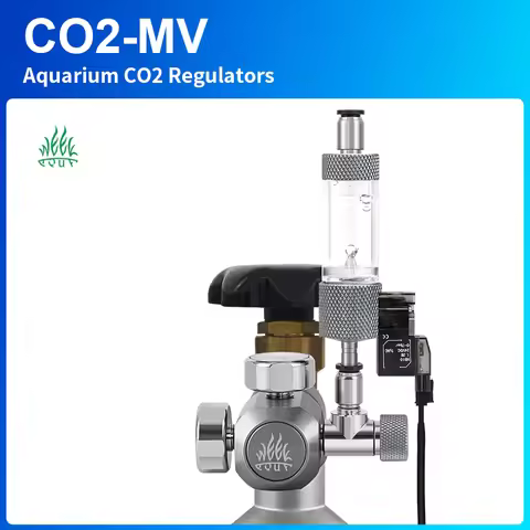 WEEK AQUA Aquarium Double Indicator Co2 Regulator Kit Fish Tank Emitter System With Bubble Counter a