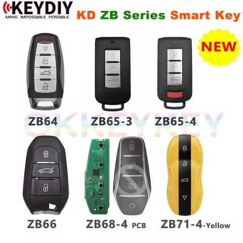KEYDIY ZB Series Universal Smart Key ZB64 ZB65-3 ZB65-4 ZB68-4 ZB71-4 for KD-X2 KD-X4 KD-MAX for Mis