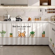 Perforation-Free Cabinet Curtain Ugly Curtain Blocking Curtain Anti-dust Cloth Curtain Wardrobe Curt