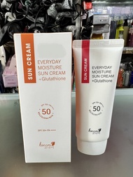 Kem Chống Nắng Vật Lý KONAMI Everyday Moisture Sun Cream + Glutathione SPF 50+ PA ++++ 70ml