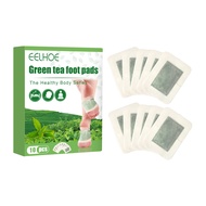 EELHOE Green tea foot pads Tea Foot Pads Improve Sleep Detoxification Relief Fatigue Pressure Deep C