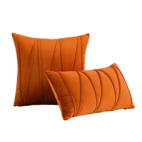 30x50cm 45x45cm 50x50cm Stripe Velvet Throw Pillow Cover Boho Farmhouse Orange Cushion Cover Modern 