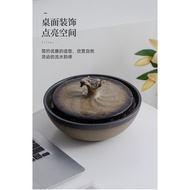 Flowing Water Decoration Lucky Landscape Modern Minimalist Office Decoration Circulating Fountain Feng Shui Wheel Living Room Housewarming Gift