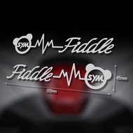 SYM Motors Sanyang BEAR FIDDLE MMBCU DRGBT JET SL Heart Decoration Car Sticker