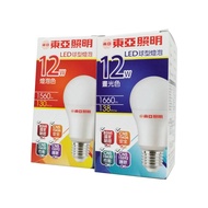 [特價]6入 TOA東亞 LED 12W 黃光 E27 全電壓 球泡燈