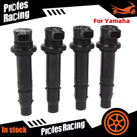 Lgnition Coil 4PCS F6T558 for 02-17 Yamaha YZF R1 R6 R6S VMX V Max FZ1 FZ8 RS SR Nytro FX WR Viking