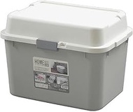 JEJ Astage Home Box, Made in Japan, Storage Box, Light Gray 24.4 inches (620 cm), Width 24.4 x Depth