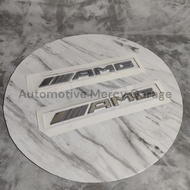Amg Silver Chrome Logo Emblem For Mercedes Benz Amg Logo Emblem/