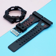 Tali Jam Tangan Silikon มีแถบกรอบนาฬิกาสำหรับ Casio G-SHOCK ชาย GA-110 GA100 GA120 GA-140 GA150 GD-1