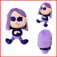 DC1 Duolingo Lily Plush Dolls Gift For Girls Home Decor Purple Hair Girl Stuffed Toys For Kids Baby 