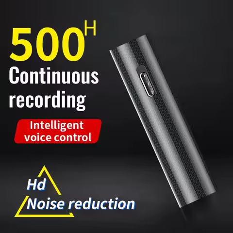 500H Small Voice Activated Recorder Espia Long Distance Audio Record Sound Dictaphone 8GB 32GB USB F