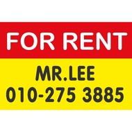 Banner Printing, Property Banner, House For Sale or Rent / Shop For Sale or Rent/ Room For Rent...