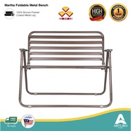 Arturo - 3V Metal Foldable Bench  Heavy Duty  Outdoor