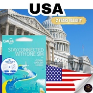 🔥 CMLink USA l Travel Data SIM | Worldwide Internet SIM | No Number Data Only | 2 Years Validity | T