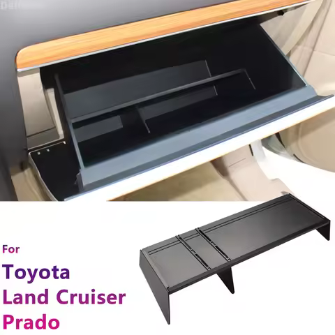 For Toyota Land Cruiser Prado LC150 J150 FJ150 2010-2018 Car Glove Compartment Organizing Divider Or