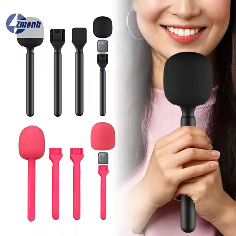 Handheld Wireless Microphone Adapter Holder For Interview With Silent Foam For Rode Wireless GO II F