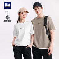 Áo Thun Nam Cổ Tròn Tay Ngắn Thường Ngày Mùa Hè HLA Power Young Series in Chữ Cotton Polyester Thời 