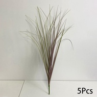 Ruying 5 Bundles Faux Onion Grass Flower Arrangement Grass Plants Plastic 60cm Artificial Home Decor Wheat Grass