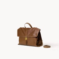 Songmont Neutral Minimalist สไตล์กระเป๋าเอกสารหนังกระเป๋าสะพายคู่สําหรับเดินทางธุรกิจแฟชั่นแบรนด์จีน