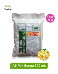 Nutrisi Hidroponik AB Mix Bunga 500 ml