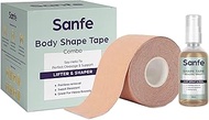 Sanfe Flix Breast Roll -Breast Shaper & Lifter, Breathable Breast Support Boobtape, 5-meter Breast L