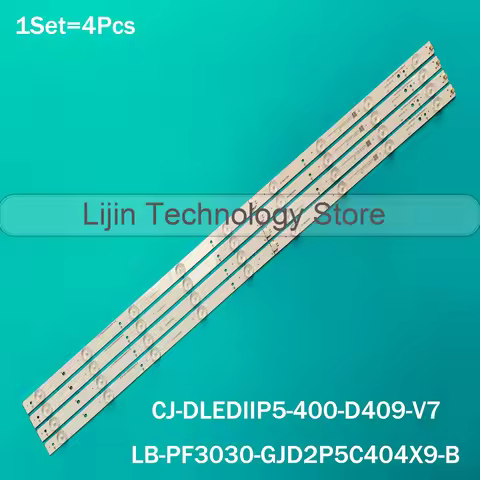 4 Pcs LED Backlight Strips For 40PFH5300/88 KDL-40R350D NS-40D510NA15 40D3505T BDM4065UC 40PFT5300/1