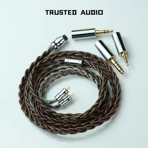 Trusted 008 Cable Liquid nitrogen high conductivity 7N occ+ occ silver-plated palladium IEM Cable MM