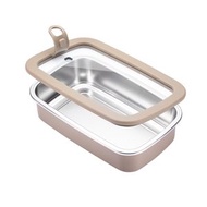 天上野 - 304不鏽鋼保鮮盒 (700ml) (適用於微波爐、焗爐)