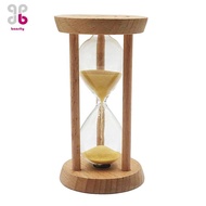 [Baosity] 10 Min Wooden Yellow Sand Timer Hourglass for Kid Reading Game Playing Timer