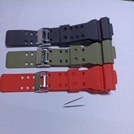 CASIO G-SHOCK GA100 GA110 GA-100 GA-110 RUBBER STRAP GSHOCK GA 100 GA 110 WATCH STRAP