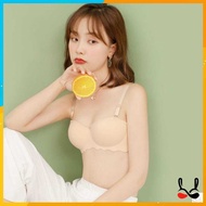 Queenie Bra Premium JAPAN Quality Seamless Sport Push Up Bra Women's Wire Free Size 32 / 34 / 36 / 3