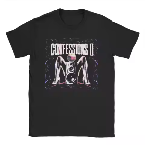Madonnas Confessions Ii Men Women T Shirt Creative Tee Shirt Short Sleeve O Neck T-Shirts 100% Cotto