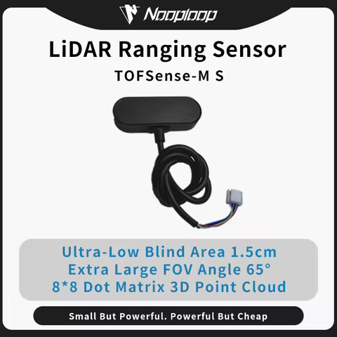 TOFSense-M S LiDAR Ranging Sensor Range Finder Laser Radar Module 3D FOV 65° 8*8 Point Array UART CA