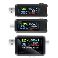 HAA USB C USB Tester Power Meter Digital Multimeter 4 5-36V 0-5A Voltage and Current Tester Voltmete