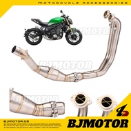 Benelli 752s Full System Front Exhaust Pipe Stainless Steel Spiral Side Exhaust Power Boom System Ex