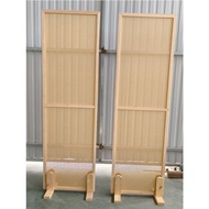 New Chinese style rattan screen wedding solid wood props screen bamboo frame outdoor screen