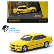 (Premium rubber wheels) Schuco 1:64 BMW M3 E36 Coupe Yellow model car - Special Edition