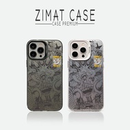 CASE IMD GRADIENT SERIES "GEAR HA HA" compatible for iphone XR/XS MAX/11 PRO/11PRO MAX/12/13/14/15/